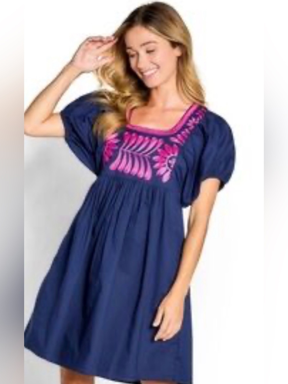 Bella Tu Embroidered Dress -Small